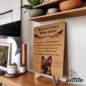 HOUSE RULES FOR PETS